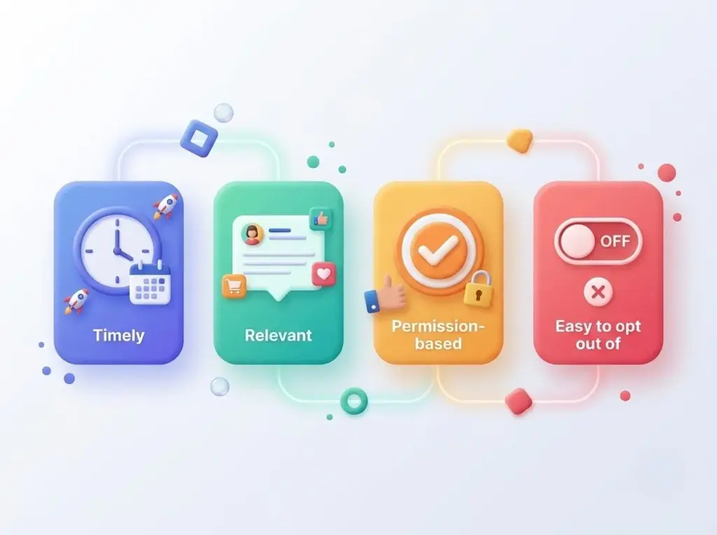 3D infographic for responsible customer communication.