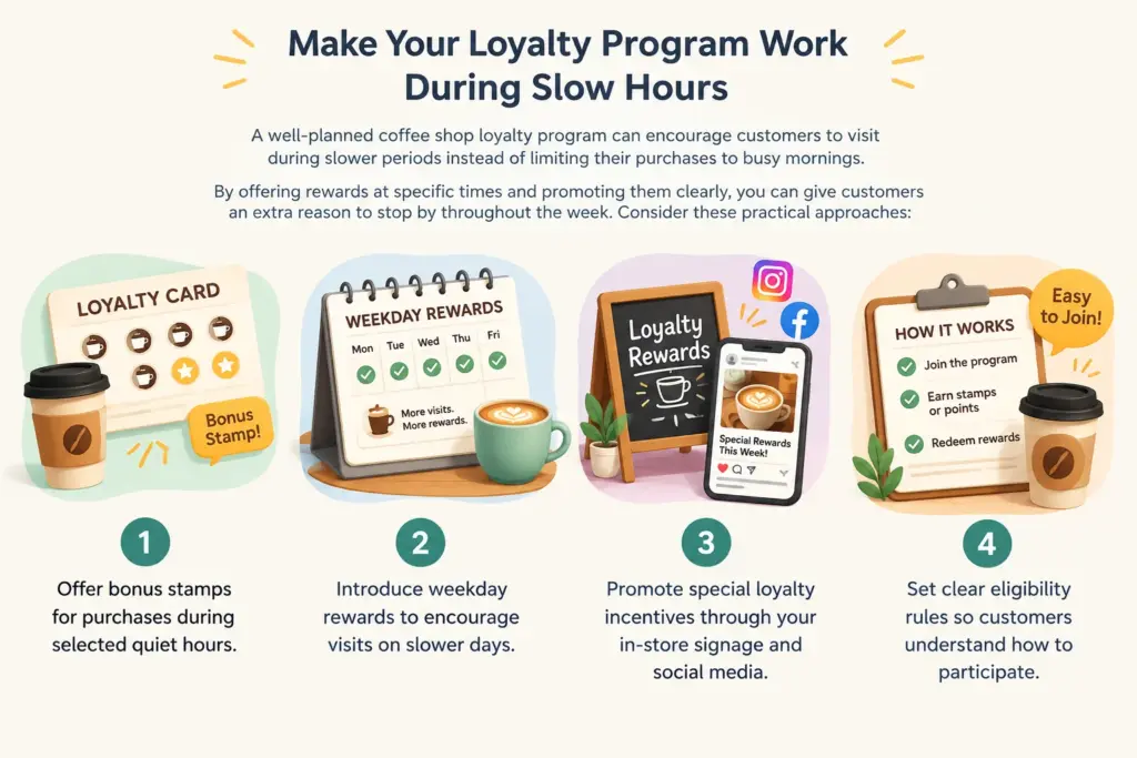 Coffee Shop Loyalty Guide for Slow Hours