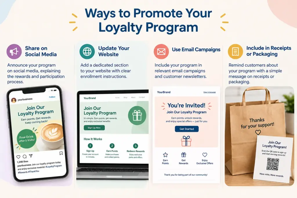 Four Ways to Promote Your Loyalty Program