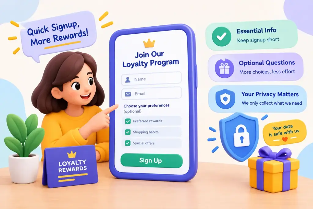 Friendly Loyalty Signup Privacy Guide