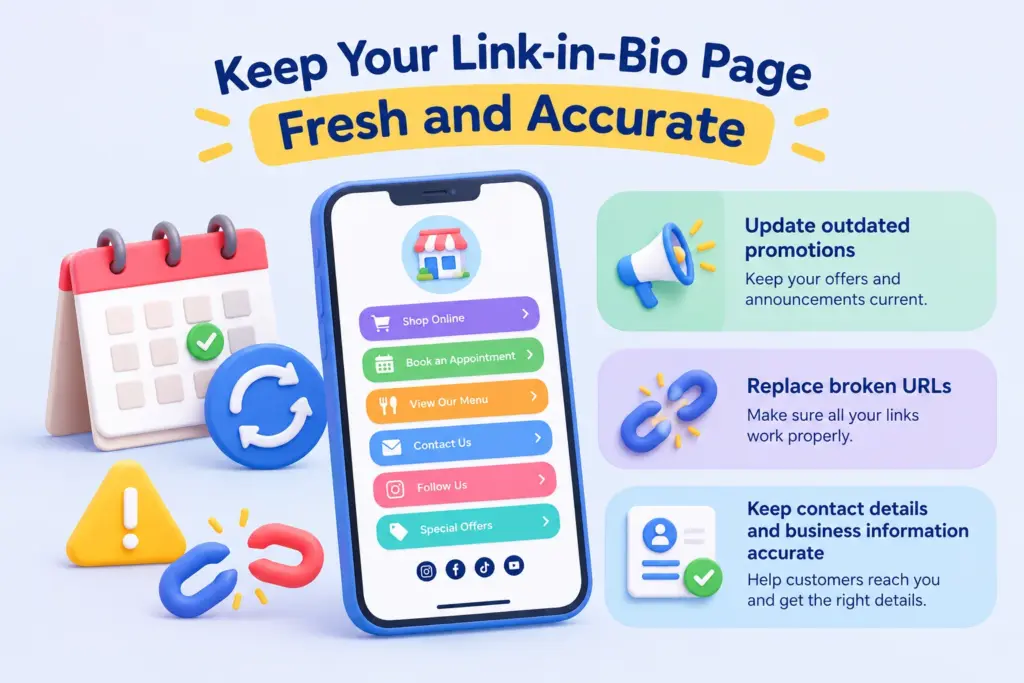 Keep Your Link-in-Bio Page Fresh