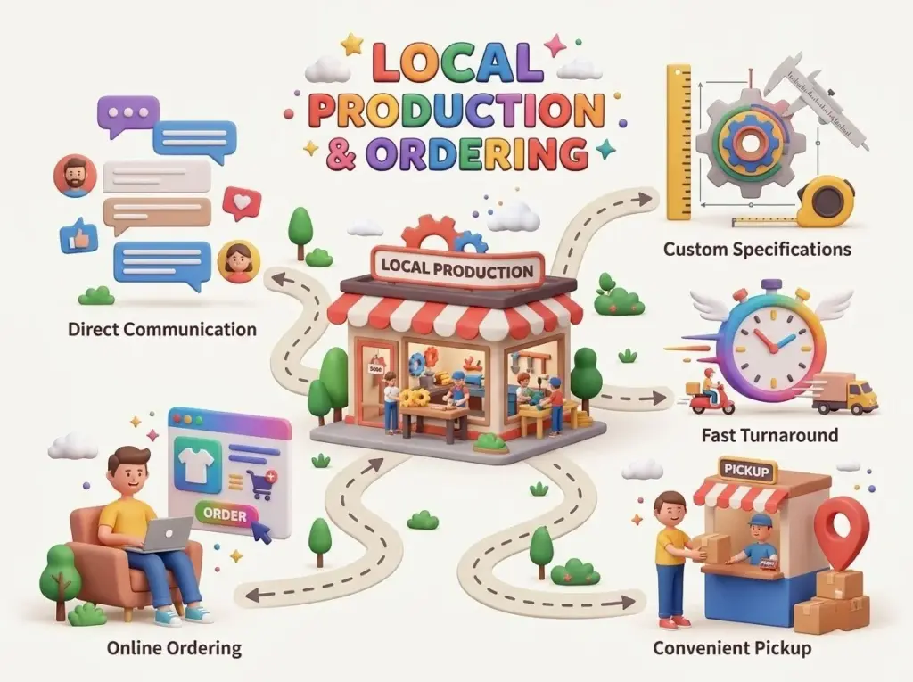 Local production and ordering